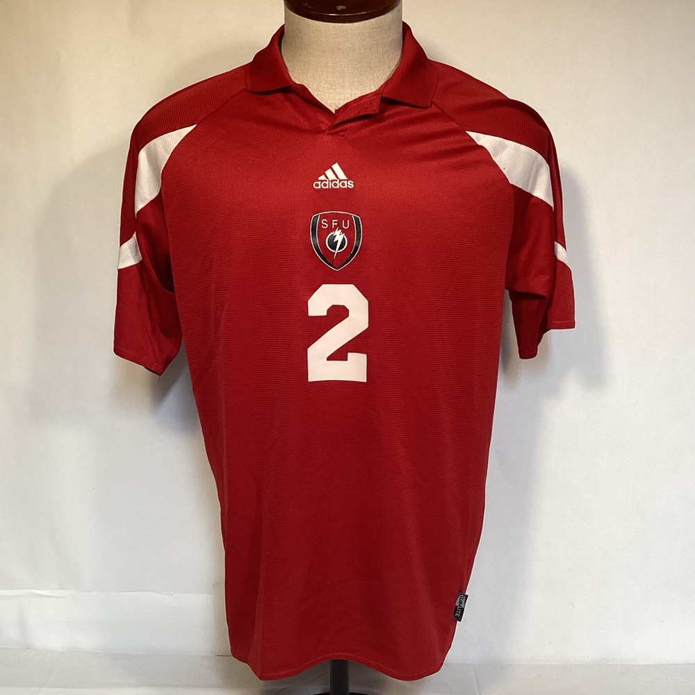 Adidas SFU Simon Fraser University Red Leafs soccer Jersey Men’s Size Medium